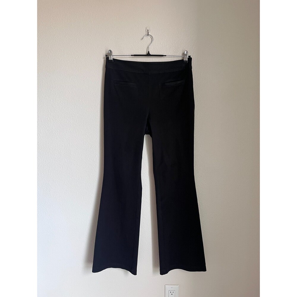 Maeve Anthropologie Slim Flare Pants in Black Size US 12